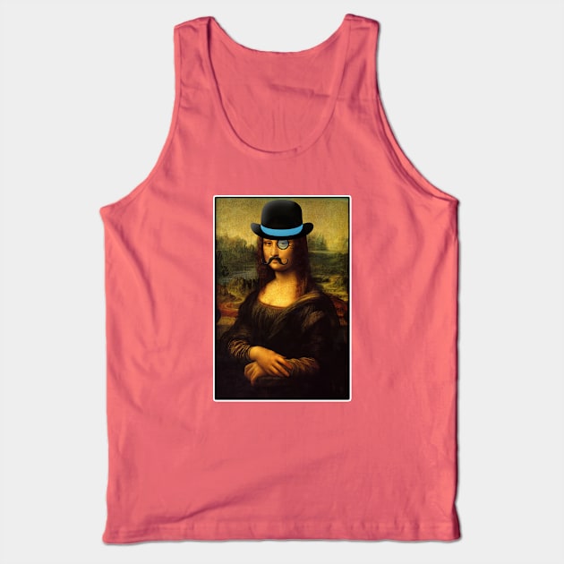 Dastardly Mona Lisa Tank Top by DastardlyDesigns